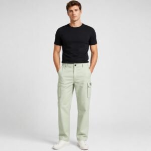 Mint Green Utility Cargo Pants