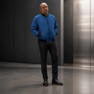 Blue Bomber Jacket