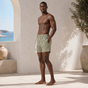 Tropical Print Swim Shorts