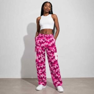 Pink Camo Cargo Pants