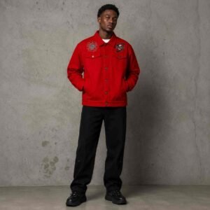 Red Official Graphic Jacket